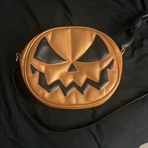 Pumpkin glitter bag